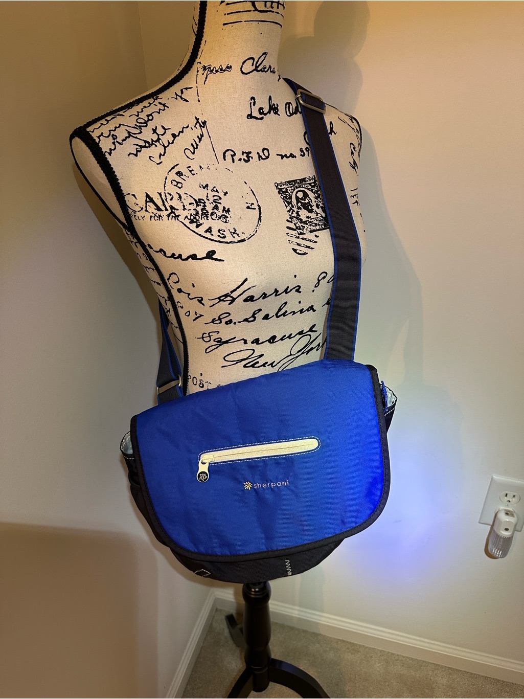 Sherpani Royal Blue Crossbody Bag